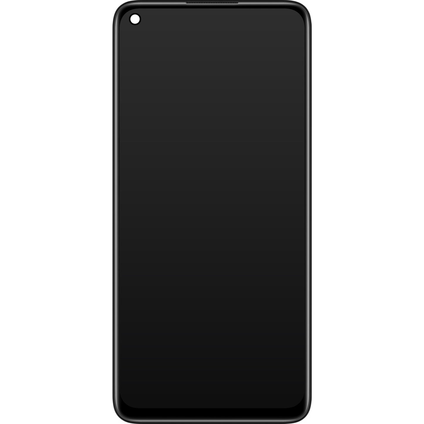 Wyświetlacz dotykowy Xiaomi Redmi Note 9, z ramką, czarny, Service Pack 560003J15S00