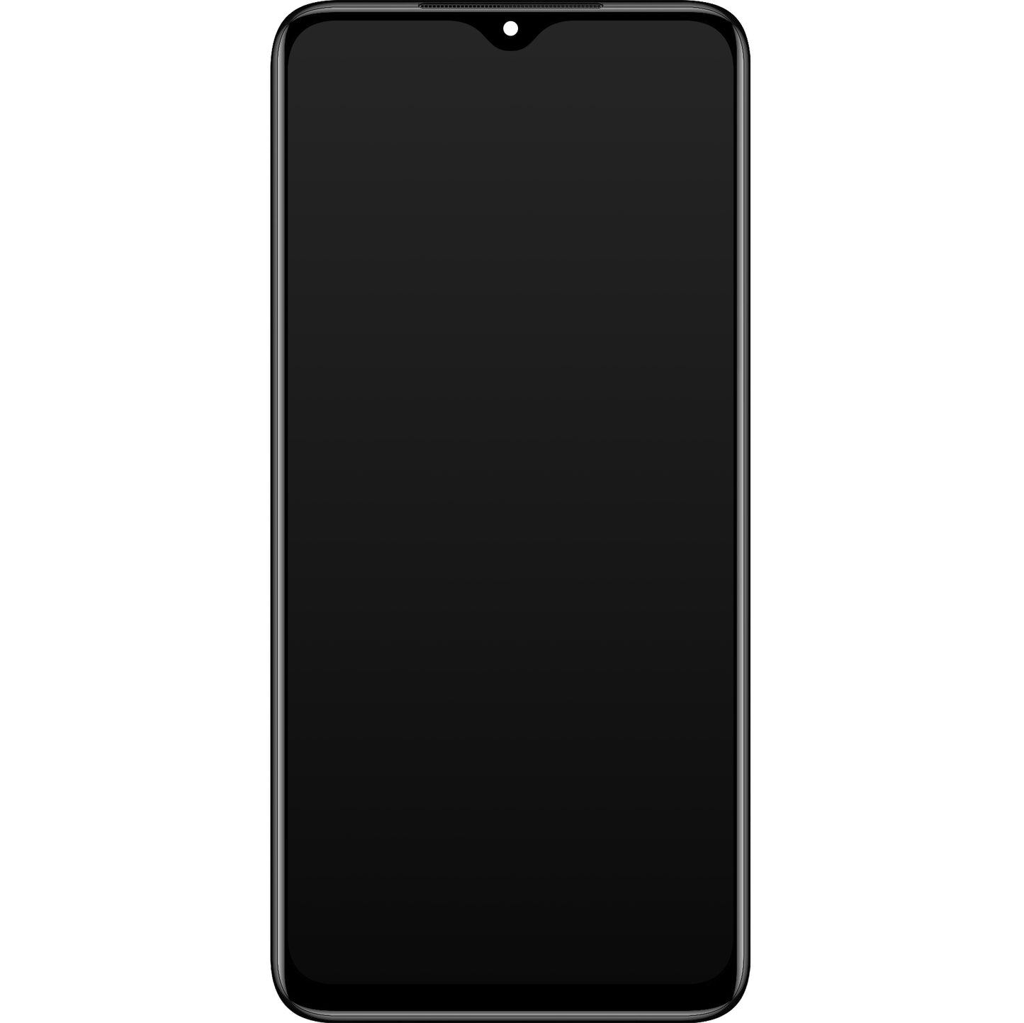 Wyświetlacz dotykowy Xiaomi Redmi 9T, z ramką, czarny, Service Pack 560001J19S00