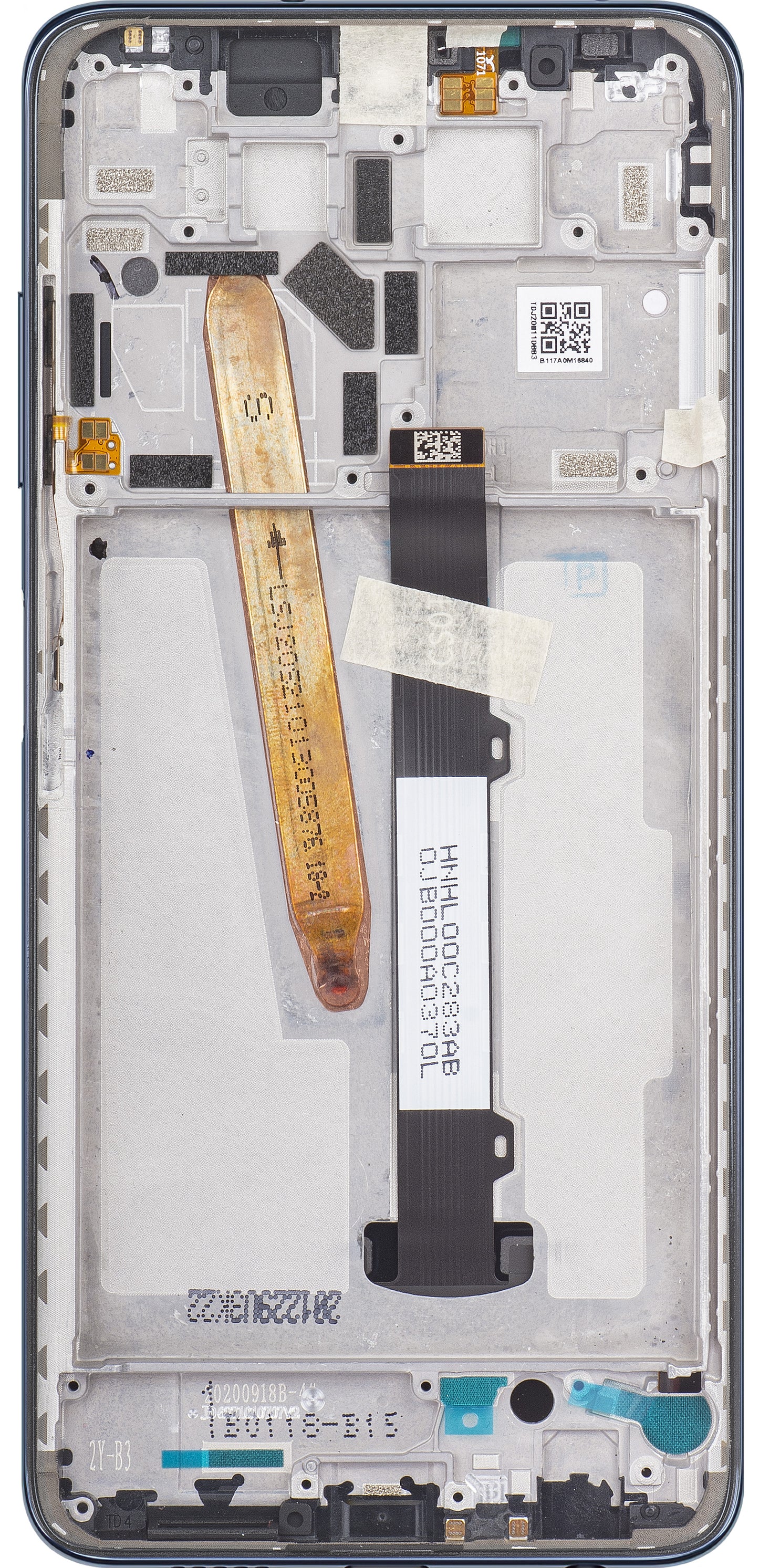 Wyświetlacz z ekranem dotykowym Xiaomi Poco X3 Pro, z ramką, czarny, Service Pack 560002J20S00