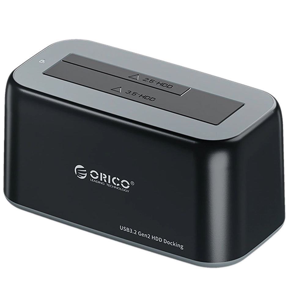 Stacja dokująca Orico 6819C3 1-Drive dla HDD / SSD SATA 2,5 cala / 3,5 cala, czarna