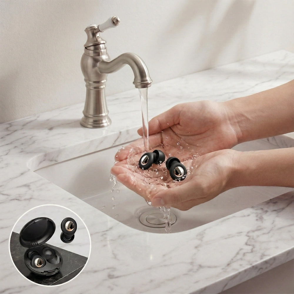 Zatyczki do uszu Tech-Protect QuietFit, Czarne