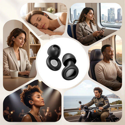 Zatyczki do uszu Tech-Protect QuietFit, Czarne