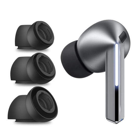 Końcówki Techsuit ET3 do Samsung Galaxy Buds3 Pro, Rozmiar S / M / L, Białe