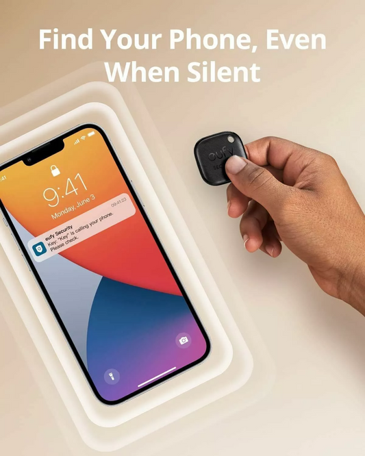 Eufy Security SmartTrack Link dla serii iOS, zestaw 4 sztuki, czarny E87B0012