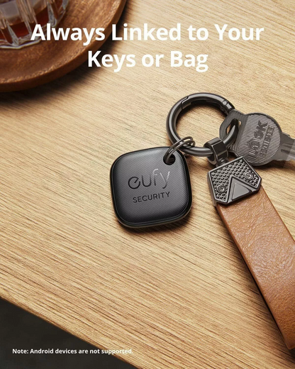 Eufy Security SmartTrack Link dla serii iOS, zestaw 4 sztuki, czarny E87B0012