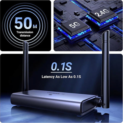 Extender Wireless HDMI UGREEN CM586, 4K, Czarny