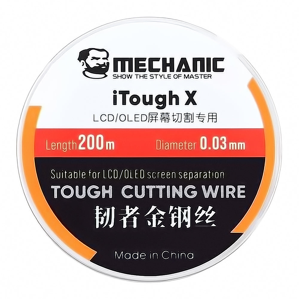 Drut molibdenowy Mechanic iTough X, 0,03 mm, 200 m