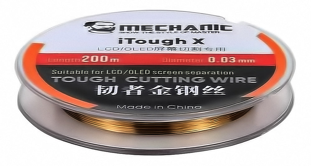 Drut molibdenowy Mechanic iTough X, 0,03 mm, 200 m