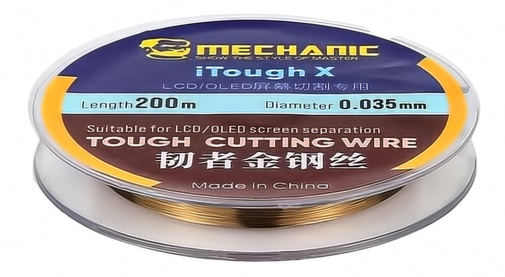 Drut molibdenowy Mechanic iTough X, 0,035 mm, 200 m