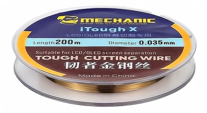 Drut molibdenowy Mechanic iTough X, 0,035 mm, 200 m