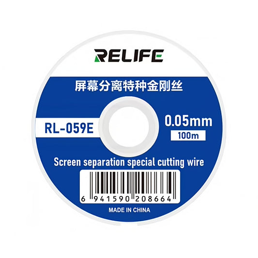 Drut molibdenowy Relife RL-059E, 0,05 mm, 100 m