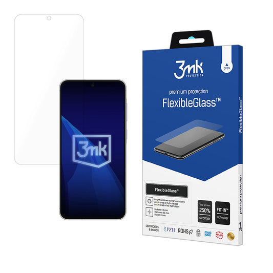 Folia ochronna na ekran 3MK FlexibleGlass do Samsung Galaxy A57 5G, elastyczne szkło, pełna warstwa kleju