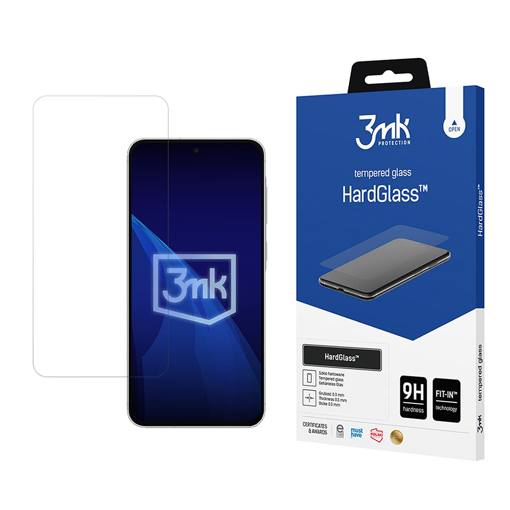 Folia ochronna na ekran 3MK HardGlass do Samsung Galaxy A57 5G, szkło hartowane, pełna klejność
