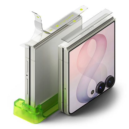 Folia ochronna na zawias Ringke Dual Easy do Samsung Galaxy Z Flip8 F776, plastik, zestaw 2 sztuki