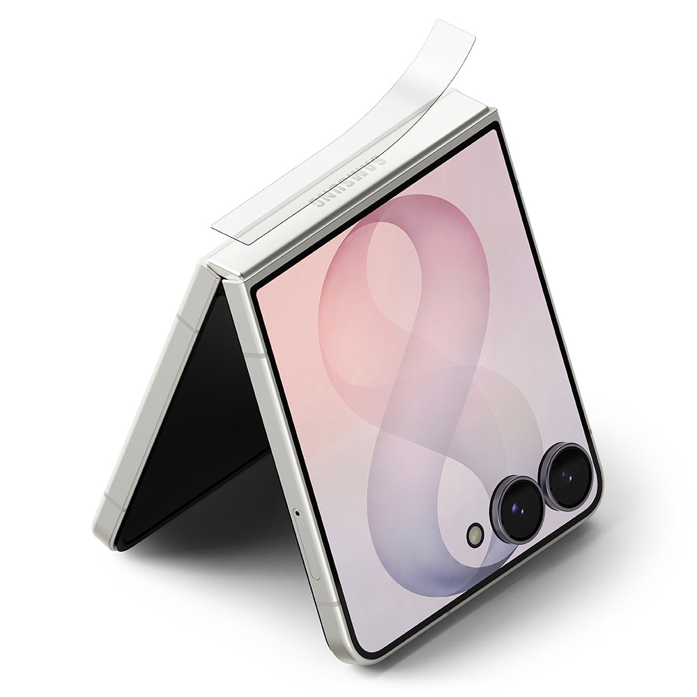 Folia ochronna na zawias Ringke Dual Easy do Samsung Galaxy Z Flip8 F776, plastik, zestaw 2 sztuki