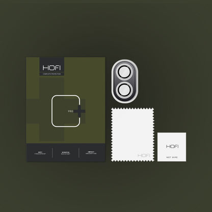 Folia ochronna na tył aparatu HOFI CamRing PRO+ do Apple iPhone 16 Plus / 16, chroniona szkłem, przezroczysta