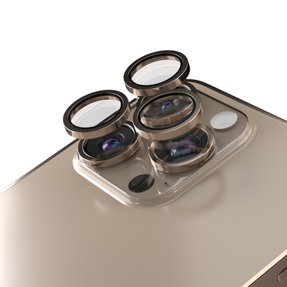 Folia ochronna na tylną kamerę Etteri do Apple iPhone 16 Pro Max / 16 Pro, szkło hartowane, brązowa