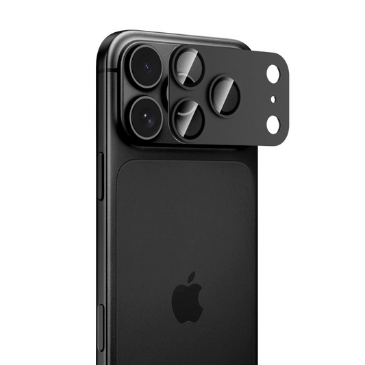 Folia ochronna na tylną kamerę Tech-Protect CamFull Fit+ do Apple iPhone 18 Pro Max, szkło hartowane, czarna