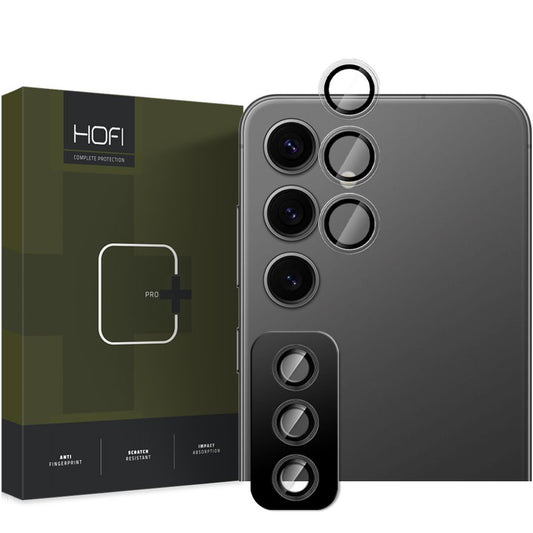 Folia ochronna na tylną kamerę HOFI CamRing PRO+ do Samsung Galaxy S25+ S936, szkło hartowane, czarna