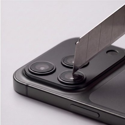 Folia ochronna na tylną kamerę Tech-Protect CamFull Fit+ do Apple iPhone 18 Pro, szkło hartowane, czarna