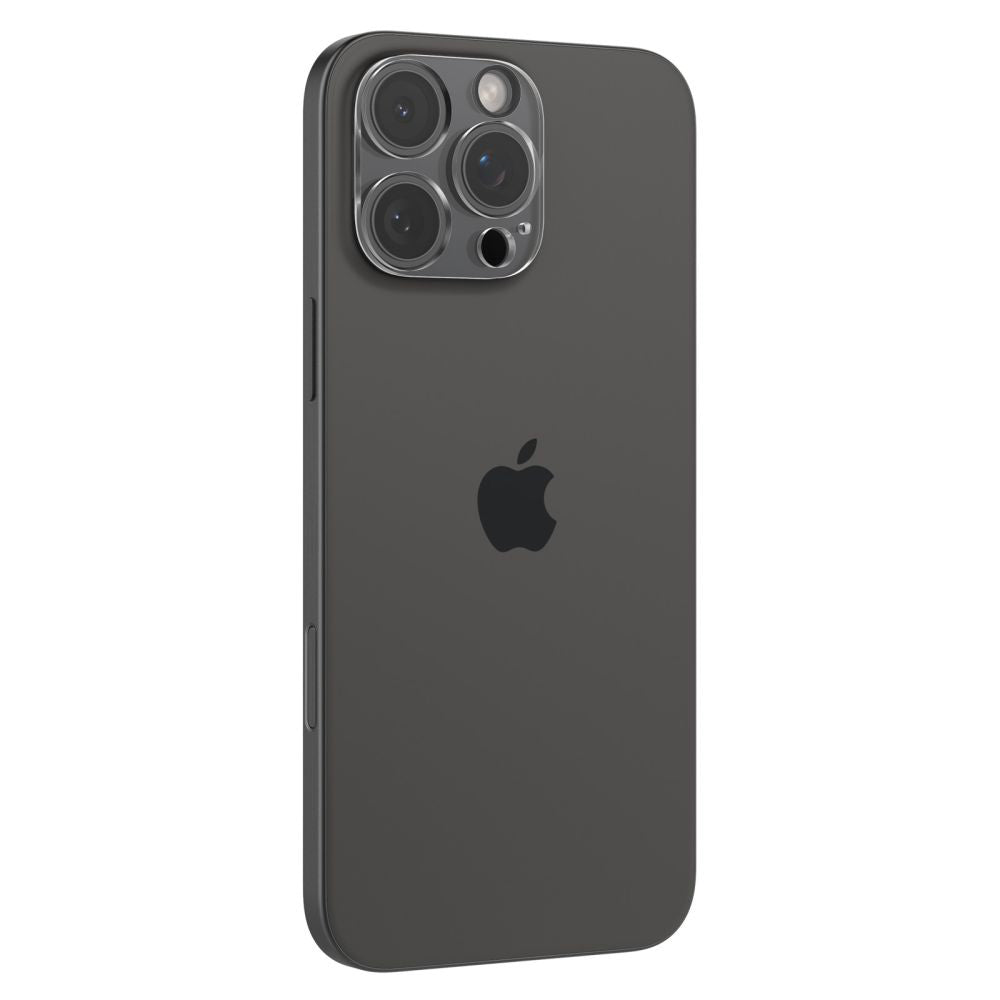 Spigen Optik Folia ochronna na tylny aparat dla Apple iPhone 15 Pro Max / 15 Pro, ochrona szkła, pełne klejenie, zestaw 2 sztuk, przezroczysty