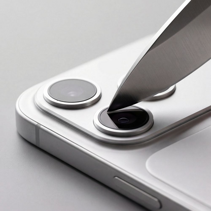 Folia ochronna na tylną kamerę Tech-Protect CamFull Fit+ do Apple iPhone 18 Pro, szkło hartowane, srebrne