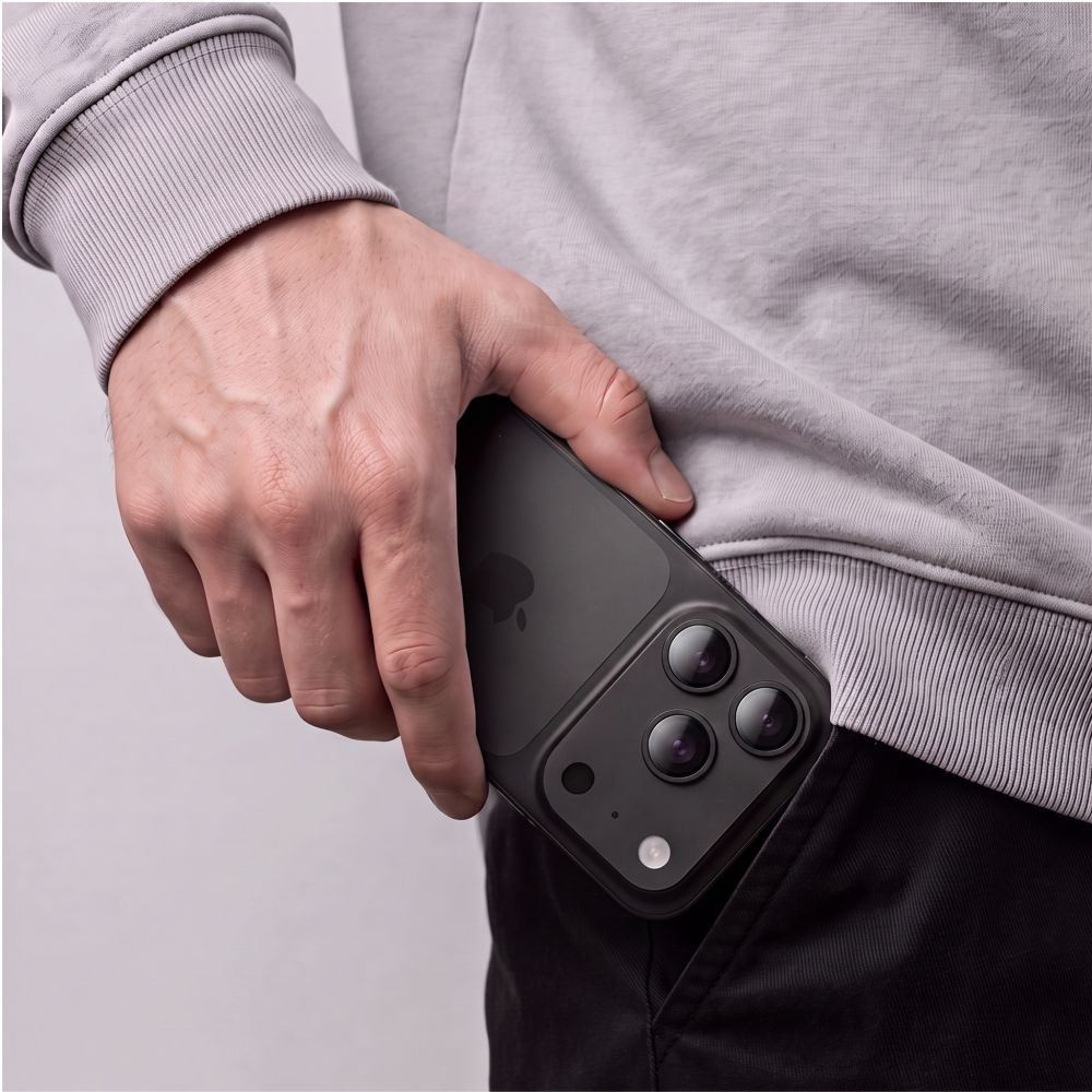 Folia ochronna na tylną kamerę Tech-Protect CamFull Fit+ do Apple iPhone 18 Pro, szkło hartowane, czarna