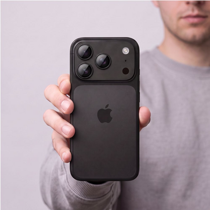 Folia ochronna na tylną kamerę Tech-Protect CamFull Fit+ do Apple iPhone 18 Pro Max, szkło hartowane, czarna