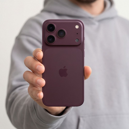 Folia ochronna na tylną kamerę Tech-Protect CamFull Fit+ do Apple iPhone 18 Pro Max, szkło hartowane, wiśniowy