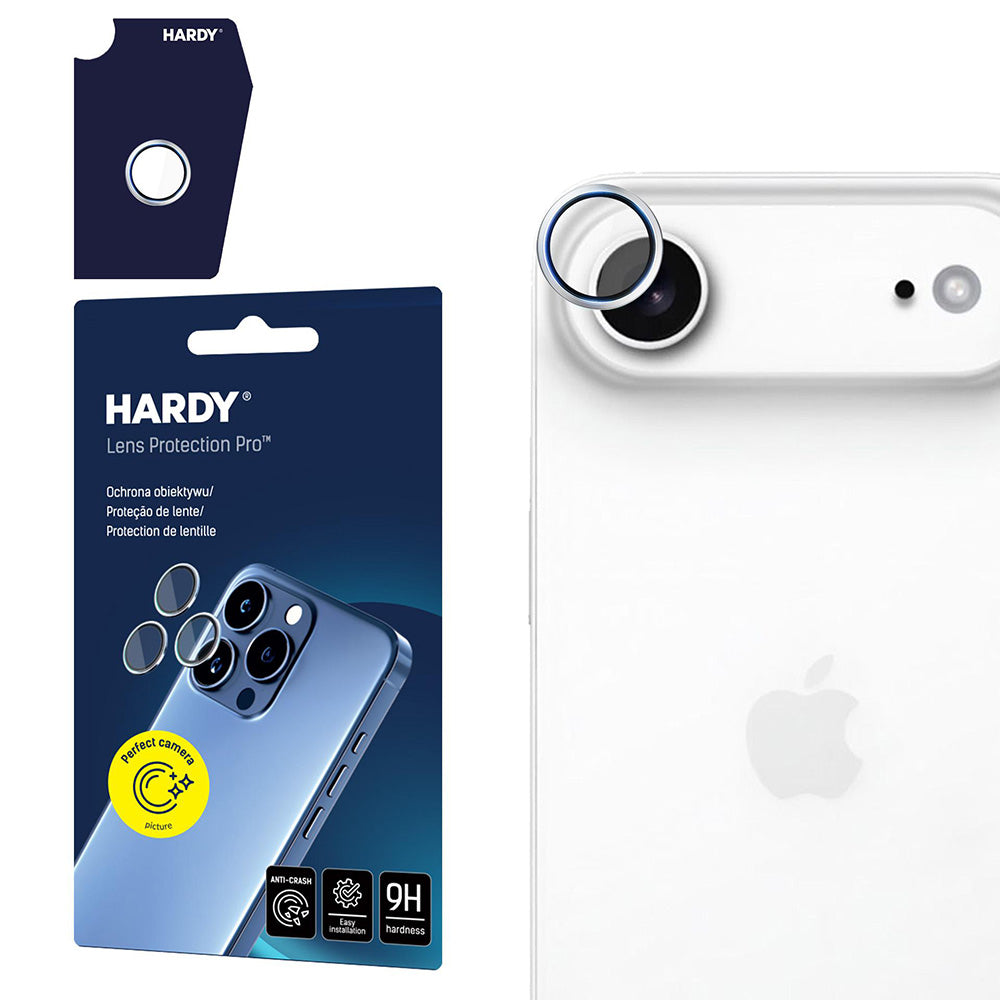 Folia ochronna na tylną kamerę 3MK Hardy Protection Pro dla Apple iPhone 17 Air, Hartowane szkło, Srebrna