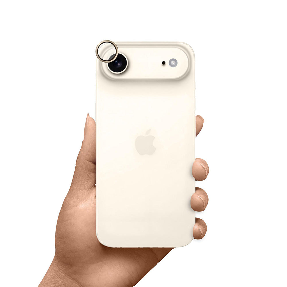 Back Camera Protective Film 3MK Hardy Protection Pro for Apple iPhone 17 Air, Tempered Glass, Gold