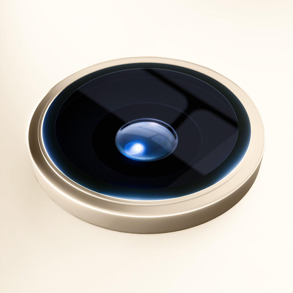 Back Camera Protective Film 3MK Hardy Protection Pro for Apple iPhone 17 Air, Tempered Glass, Gold