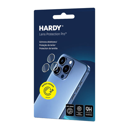 Folia ochronna na tylną kamerę 3MK Hardy Protection Pro dla Apple iPhone 17 Pro Max / 17 Pro, Hartowane szkło, Beżowa