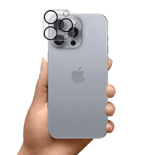 Folia ochronna na tylną kamerę 3MK Pro Full Cover dla Apple iPhone 17 Pro Max, Hartowane szkło, Czarna