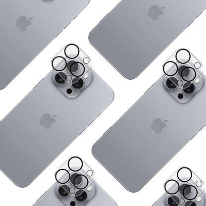 Folia ochronna na tylną kamerę 3MK Pro Full Cover dla Apple iPhone 17 Pro Max, Hartowane szkło, Czarna