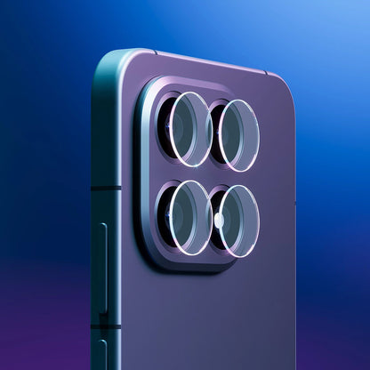 Folia ochronna do tylnego aparatu 3MK Protection dla Motorola Edge 70, Szkło Hartowane, Zestaw 4 sztuki, Przezroczysta