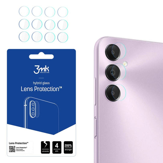 Folia ochronna na tylną kamerę 3MK Protection do Samsung Galaxy A05s A057, elastyczne szkło, zestaw 4 sztuki, przezroczysta