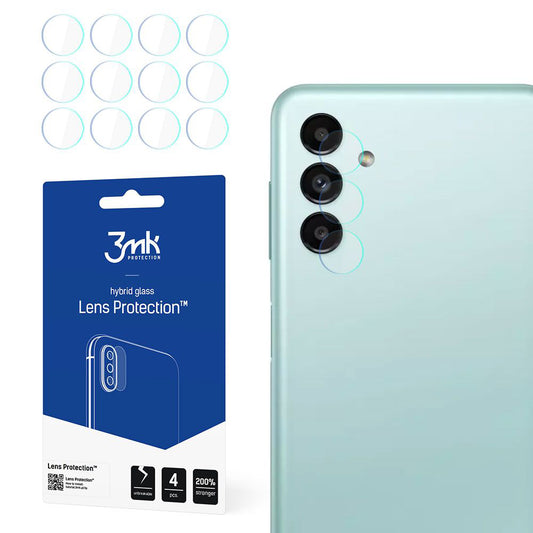 Folia ochronna na tylną kamerę 3MK Protection do Samsung Galaxy A13 5G A136, elastyczne szkło, zestaw 4 sztuki, przezroczysta