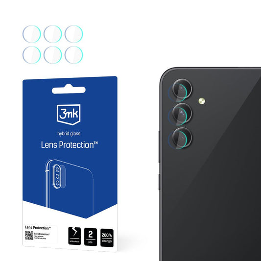 Folia ochronna na tylną kamerę 3MK Protection do Samsung Galaxy A54 A546, elastyczne szkło, zestaw 4 sztuki, przezroczysta