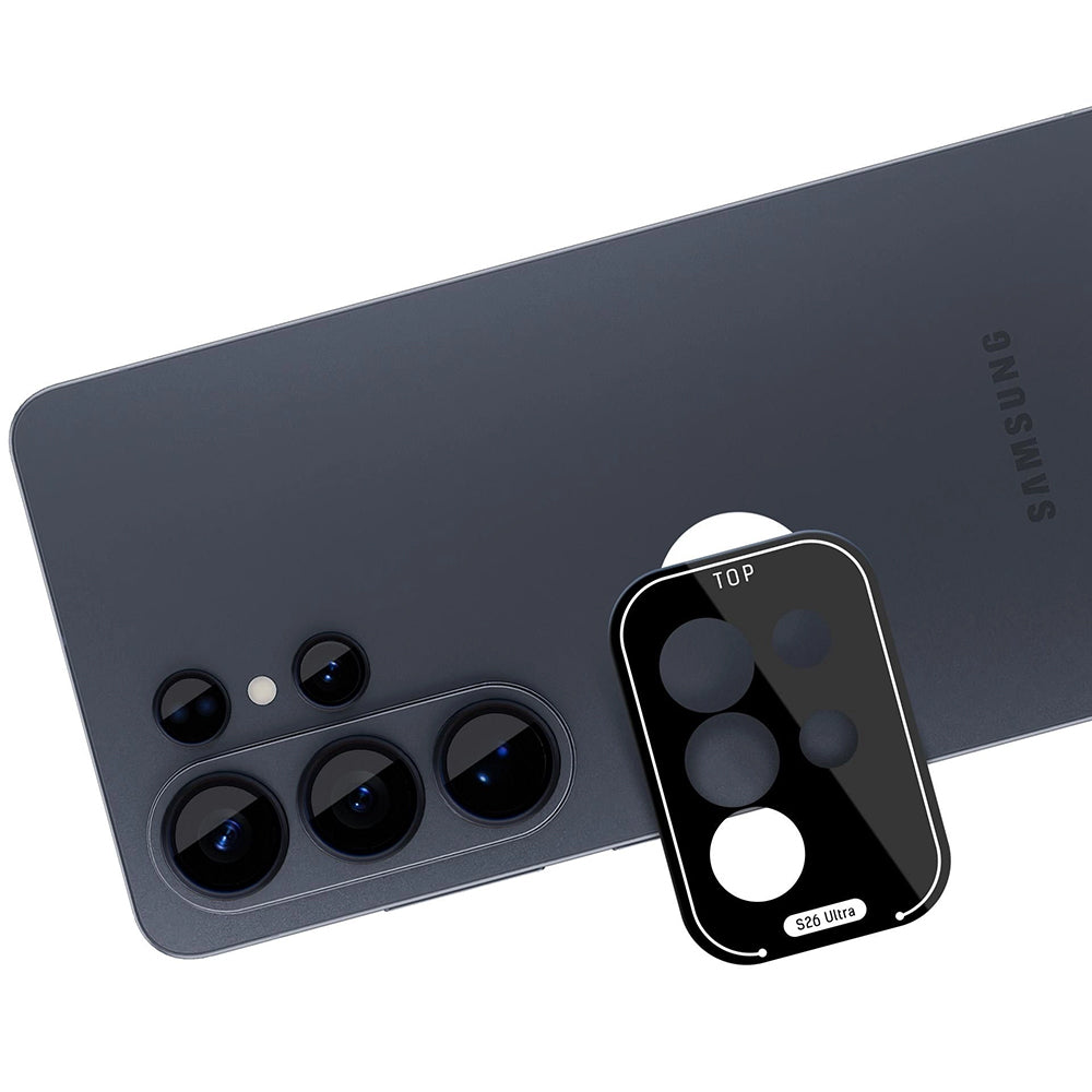 Folia ochronna na tylną kamerę 3MK Protection dla Samsung Galaxy S26 Ultra S948, Hartowane szkło, Czarne