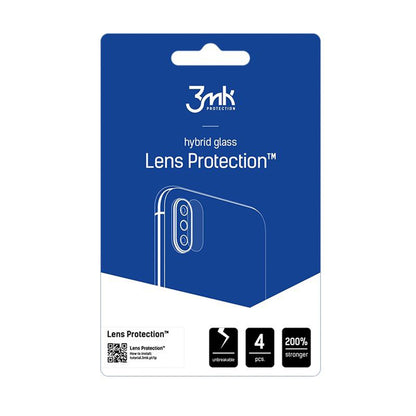 Folia ochronna do tylnego aparatu 3MK Protection dla Xiaomi Redmi Note 15 Pro 5G, Szkło Elastyczne, Zestaw 4 sztuki, Przezroczysta