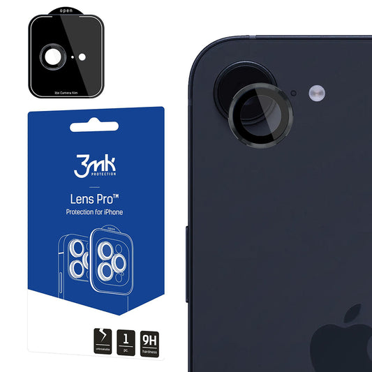 Folia ochronna na tylną kamerę 3MK Protection Pro do Apple iPhone 17e / 16e, szkło hartowane, przezroczyste