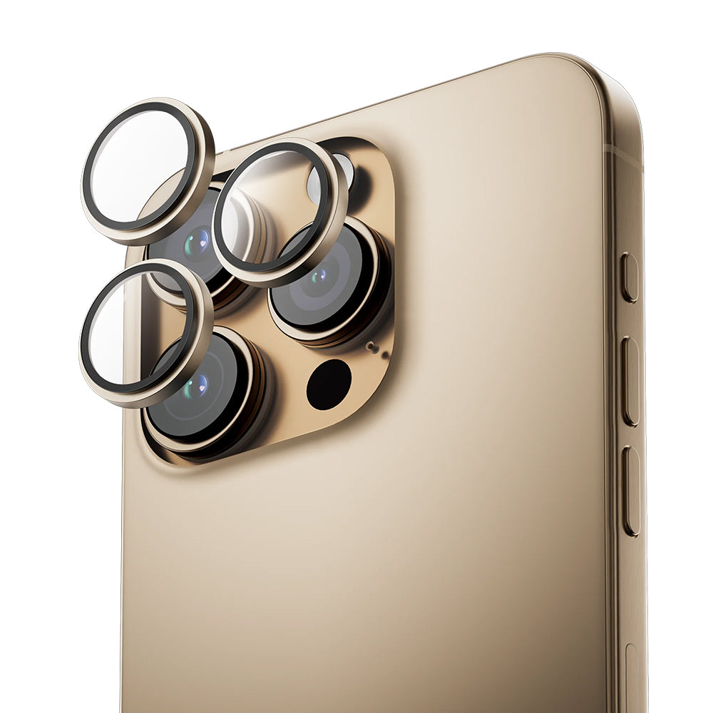 Folia ochronna na tylną kamerę Anank AR do Apple iPhone 16 Pro Max / 16 Pro, szkło hartowane, złote