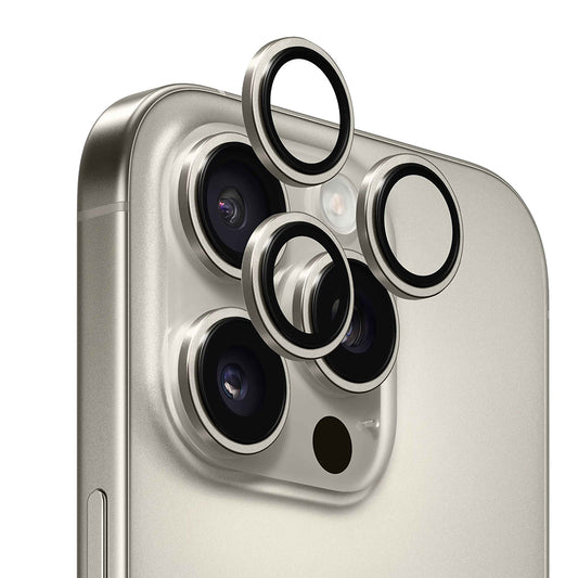 Folia ochronna na tylną kamerę Anank AR do Apple iPhone 16 Pro Max / 16 Pro, szkło hartowane, szary metaliczny