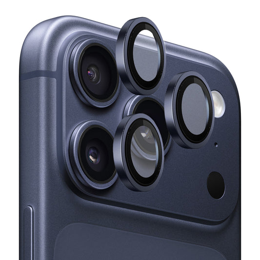 Folia ochronna na tylną kamerę Blueo 99 Anti-Refective HD dla Apple iPhone 17 Pro Max / 17 Pro, Hartowane szkło, Niebieska