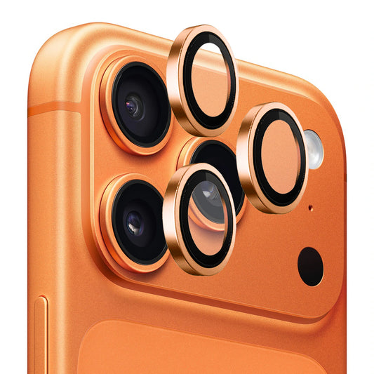Folia ochronna na tylną kamerę Blueo 99 Anti-Refective HD dla Apple iPhone 17 Pro Max / 17 Pro, Hartowane szkło, Pomarańczowa