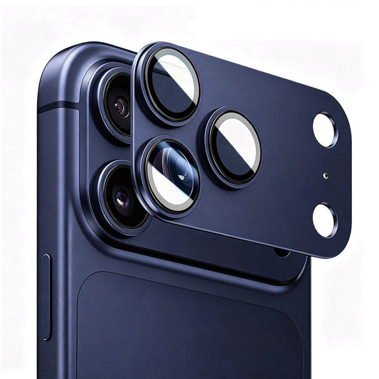 Szkło ochronne na aparat tylny Blueo Integrated Metal do Apple iPhone 17 Pro Max, szkło hartowane, ciemnoniebieskie