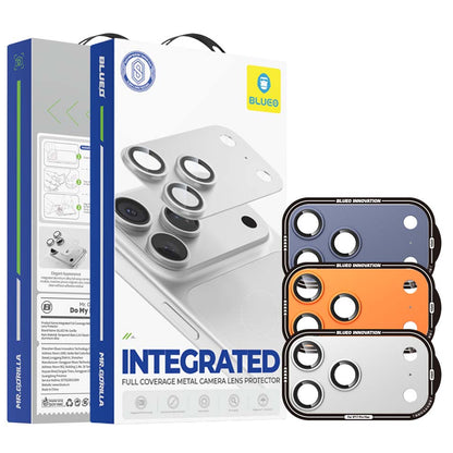Szkło ochronne na aparat tylny Blueo Integrated Metal do Apple iPhone 17 Pro, szkło hartowane, ciemnoniebieskie