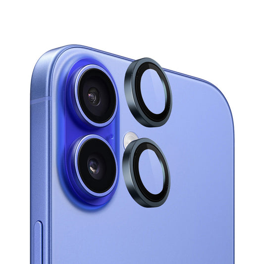 Folia ochronna na tylną kamerę Blueo Metal Frame do Apple iPhone 16 Plus / 16, szkło hartowane, niebieska