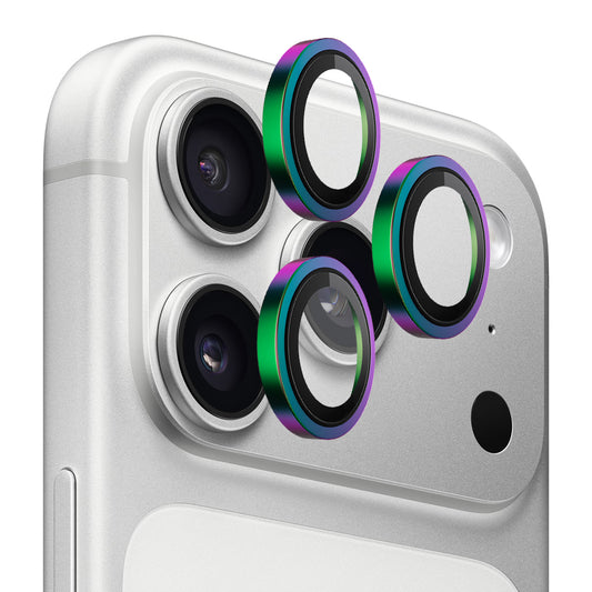 Folia ochronna na tylną kamerę Blueo Metal Frame dla Apple iPhone 17 Pro Max / 17 Pro, Hartowane szkło, Wielokolorowa